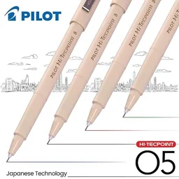 Pilot Hi Tecpoint 05 Pen - 1 Piece, Blue