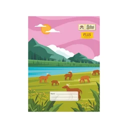 Lotus Plus Notebook Soft Cover Math & Big square 5mm Copy 18x24cms Pages 172 - 172