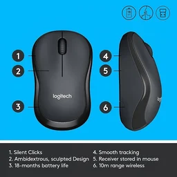 Logitech Silent M220 Wireless Mouse