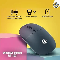 Lapcare Wireless Combo 2.4G Wireless Keyboard & Mouse Model No. WL-102