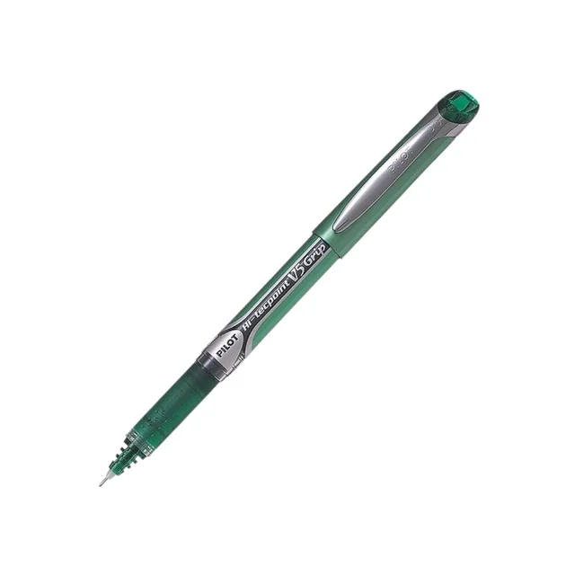 Pilot Hi Tecpoint V5 Grip Roller Ball Pen - Green