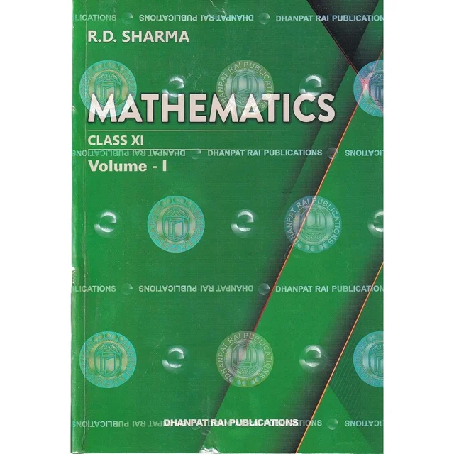 Dhanpat Rai R.D. Sharma Mathematics Vol. 1 & 2 Class 11 CBSE Examination 2023 - 24