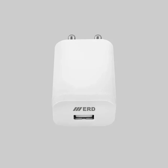 ERD USB - A Dock Charger DC 5A - 3Amp. 15W White Colour TC 204
