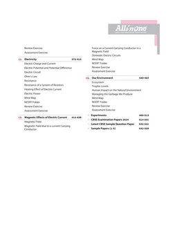 Arihant all in one Science Class 10 CBSE Exam 2024 - 25