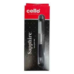 Cello Sapphire Ball Pen - 10 Pieces, Blue, Multicolour