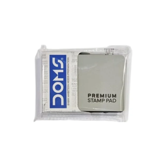 Doms Premium Stamp Pad Small - 1 Piece, Black