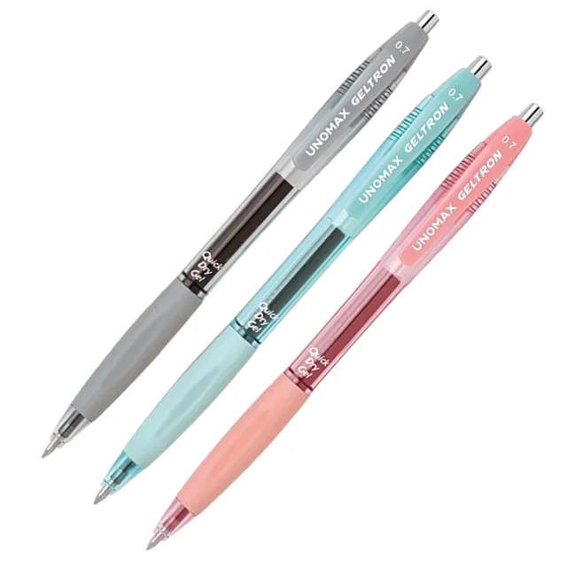 Unomax Geltron RT Gel Pen - 1 Piece, Black