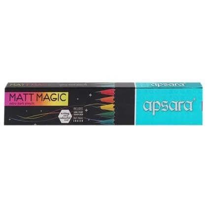 Apsara Matt Magic Extra Dark Pencils Pack of 10 Pieces