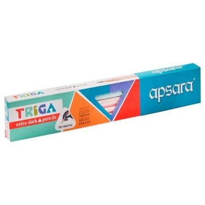 Apsara TRIGA extra dark pencils Pack of 10 Pieces