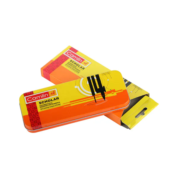 Camlin Scholdar Mathematical Drawing Instruments Box & Geometry Box Pack of 1