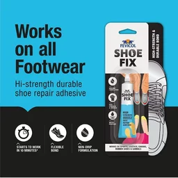 Pidilite Fevicol Shoe Fix Hight Durable Shoe & Footwear Repair Adhesive 20 Ml