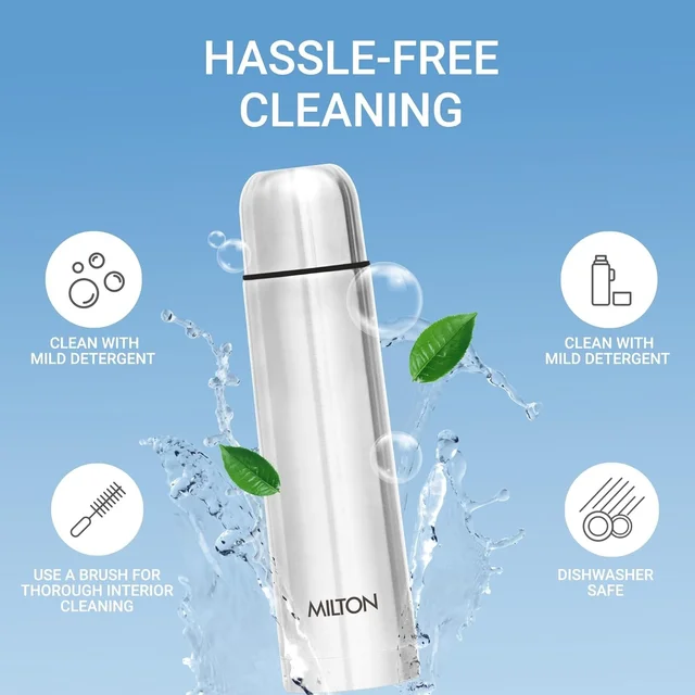 Milton Thermosteel 24 Hours Hot & Cold Water Bottle with Bag 1 Piece 350 ml