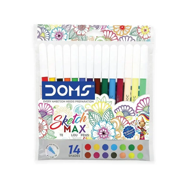 Doms Sketch Max Water Colour Pens 14 shades