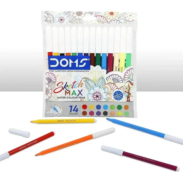 Doms Sketch Max Water Colour Pens 14 shades