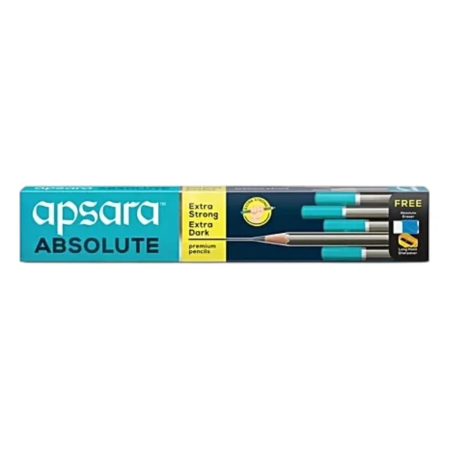 Apsara Absolute extra strong & extra dark Premium Pencils Pack of 10 Pieces