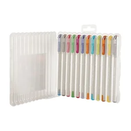 Unomax Geltron Pearl Fashion Colour Gel Pen Pack of 12