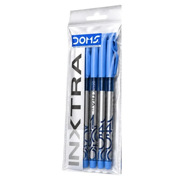 Doms Inxtra Ball Pen Pack of 5 - Blue