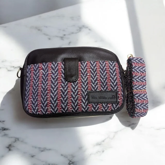 Boxy Sling with Jacquard Fabric Matching Sling