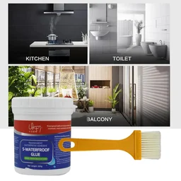 WATERPROOF LIQUID 300G,Crack Seal Glue 300gm Transparent Waterproof Glue, Original Quality with Original Seal  (1678)-S1266