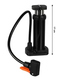SMALL FOOT PUMP, Compact Mini Foot Air Pump – Portable Foot-Operated Tyre Inflator with Hose & Locking Valve for Bicycle, Bike, Car, Balls & Inflatables (1 Pc)(2687)-S2994