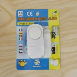 DOOR SECURITY ALARM, Magnetic Door & Window Security Alarm – Wireless Anti-Theft Burglar Alarm for Home, Office, Shop & Cabinet Safety, 1 Pc(3792)