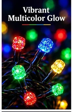 SC42 92FT JARI FRD,SOHA Multicolor LED String Lights for Diwali Decoration | Decorative Fairy Lights for Home, Balcony, Festivals & Parties(0028)