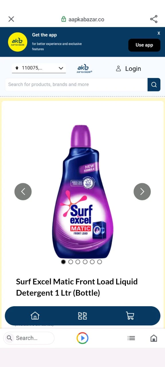 Surf Excel Matic Liquid 