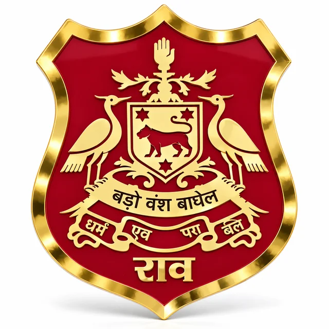 Vaghela Royal Premium Acrylic Plate | Red 