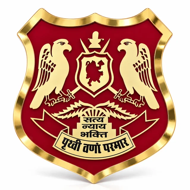 Parmar (Panwar) Royal Premium Acrylic Plate | Red  