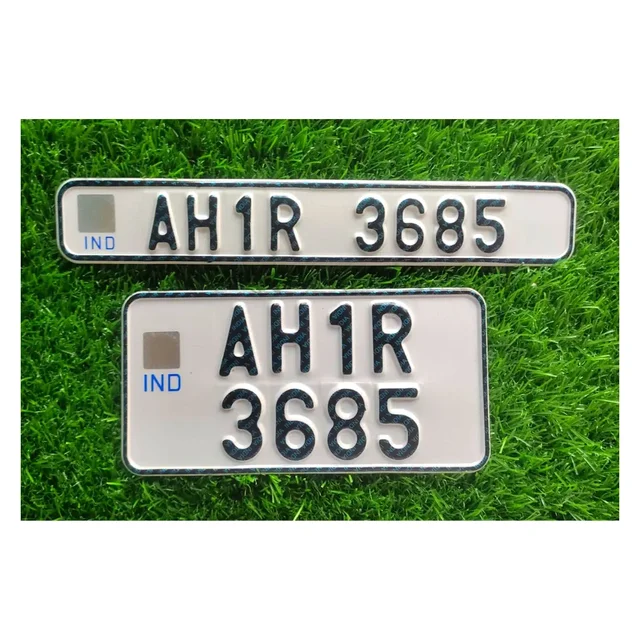 Bike IND Number Plate - BIKE, Only Front Side