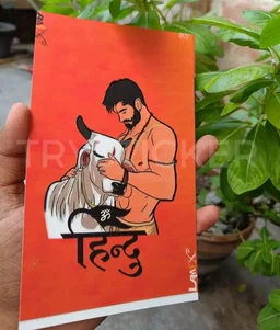 HINDU Mobile Skin ( Premium Mobile Skins ) - 2 Piece