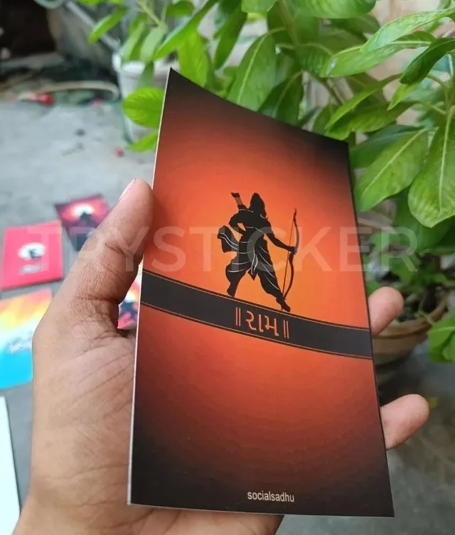 Shree Ram Mobile Skin ( Premium Mobile Skins ) - 2 Piece
