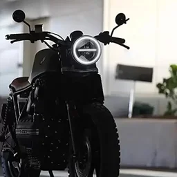 LED Headlight for Royal Enfield, Mahindra Bullet 350, Bullet Electra, Bullet Trials 350, Bullet Trials 500, Thar - Local