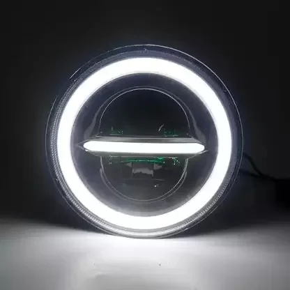 LED Headlight for Royal Enfield, Mahindra Bullet 350, Bullet Electra, Bullet Trials 350, Bullet Trials 500, Thar - Local