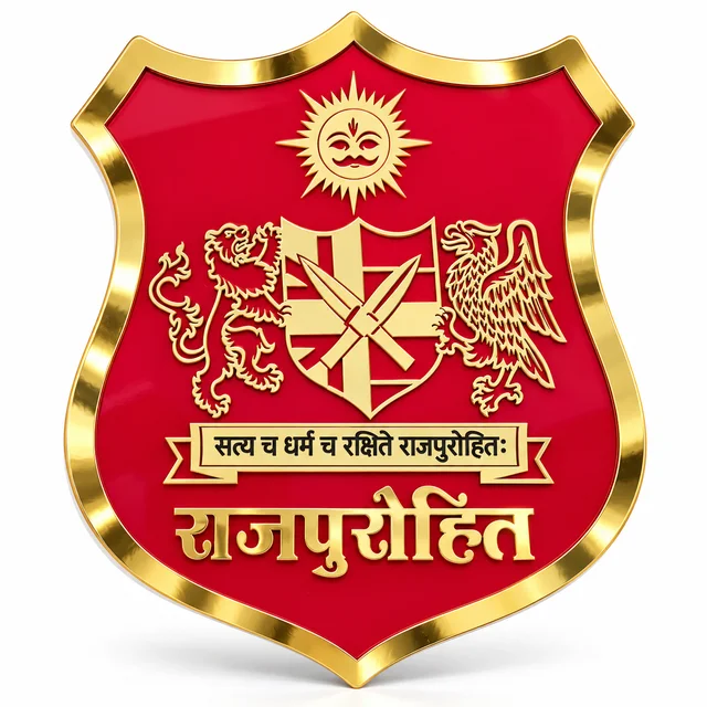Rajpurohit  Royal Premium Acrylic Plate | Red  
