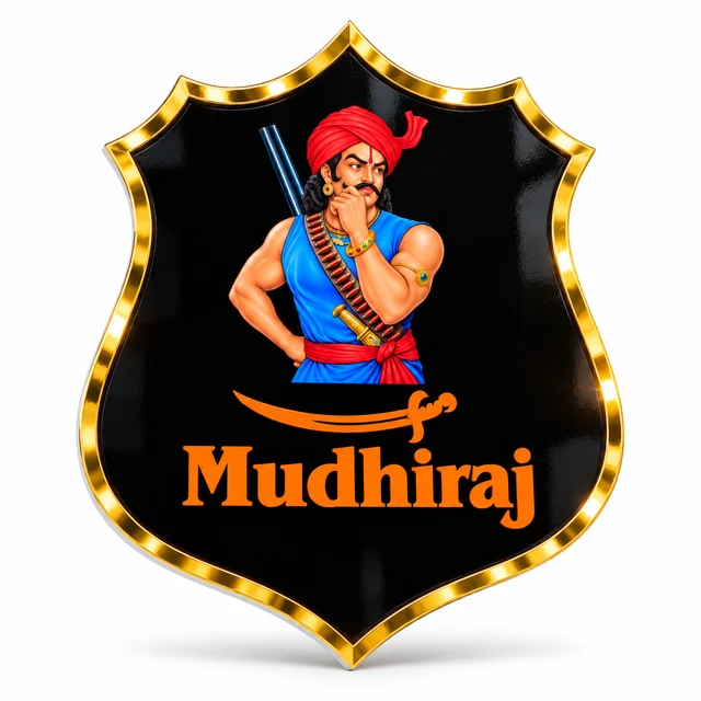 Mudhiraj Royal Premium Acrylic Plate | Black