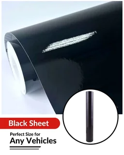 Black Sheet for Modification of Bike & Car Vinyl Radium Sticker ( 96inch*24inch )