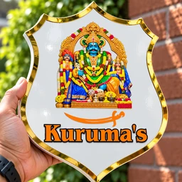 Trysticker Kuruma's Royal Premium Acrylic Plate | White - 6 X 5 Inch | Mini