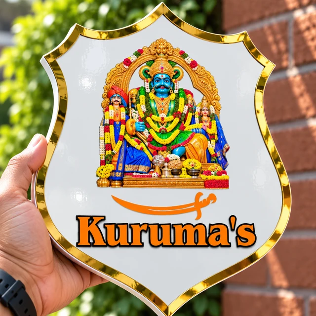 Trysticker Kuruma's Royal Premium Acrylic Plate | White - 6 X 5 Inch | Mini