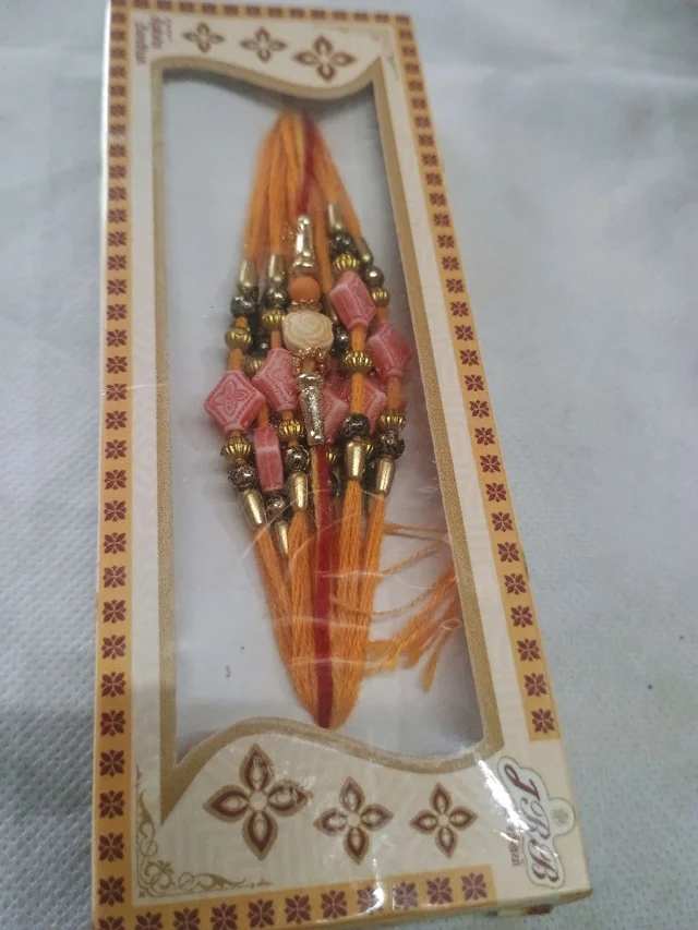 MQS Rakhi Festival - Fancy Designer Rakhi Pack Of 12- Ye Bandhan Hai Pyar Ka