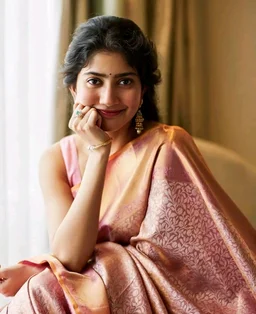 ✨ Sai Pallavi-Inspired Tissue Silk Saree ✨