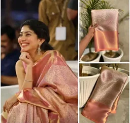 ✨ Sai Pallavi-Inspired Tissue Silk Saree ✨