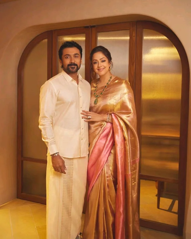 ๐ธ Banarasi Premium Tissue Soft Silk Saree โ Jyothika Ma'am Inspired Collection ๐ธ