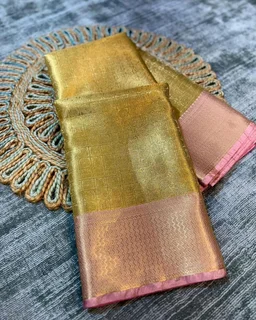 ✨ Rani Mukerji–Inspired Premium Kanjivaram Tissue Silk Saree ✨