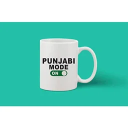 Printed Ceramic Coffee Mug - 1 Pieces, White, 11oz - 11 Oz, 0.44, White