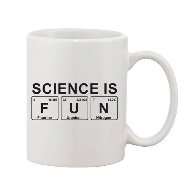 Printed Ceramic Coffee Mug - 1 Pieces, White, 11oz - 11 Oz, 0.44, White