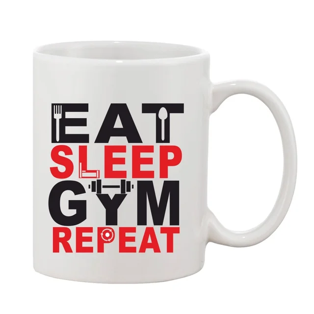 Printed Ceramic Coffee Mug - 1 Pieces, White, 11oz - 11 Oz, 0.44, White