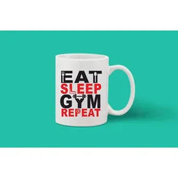 Printed Ceramic Coffee Mug - 1 Pieces, White, 11oz - 11 Oz, 0.44, White