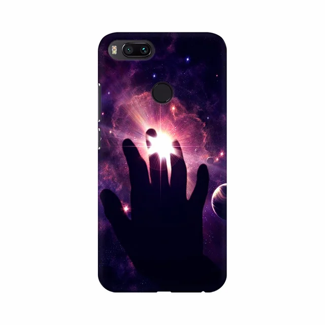 Shopnav One Plus 6 Right Hand in space Mobile case cover - Purple, 0.25, Paranormal