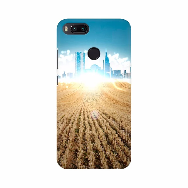 Shopnav Apple iphone 8 Wheat Land and city landscapes Mobile case cover - Brown, 0.25, Nature